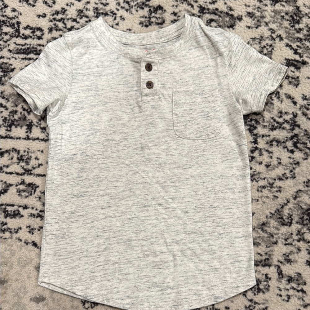 Cat & Jack Gray Short Sleeve Tee